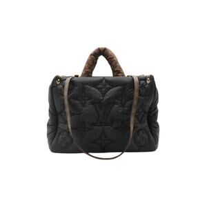 Louis Vuitton Ecnoyl Pillow OnTheGo Monogram Nylon PM Tote Bag In Black